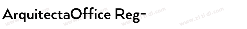 ArquitectaOffice Reg字体转换